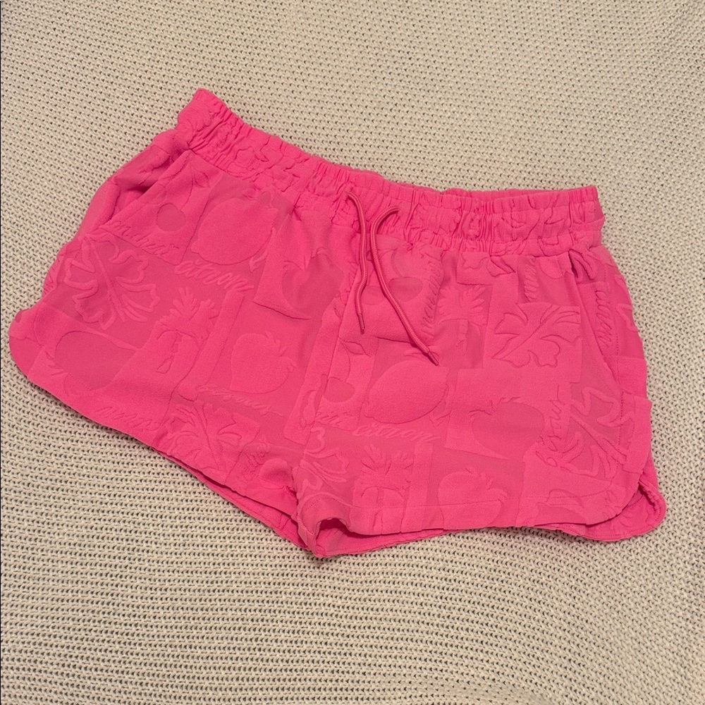 Beach Riot Pink Swim Coverup Shorts -NWOT - Picture 3 of 7